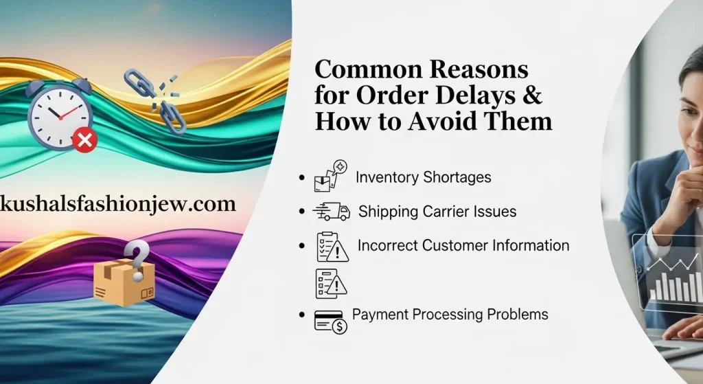 Common Reasons for Order Delays & How to Avoid Them at kushalsfashionjew.com