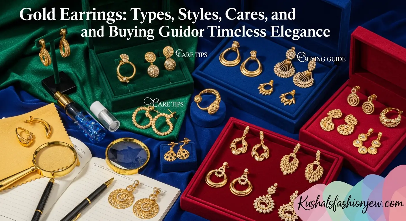 Gold Earrings: Types, Styles, Care Tips, and Buying Guide for Timeless Elegance