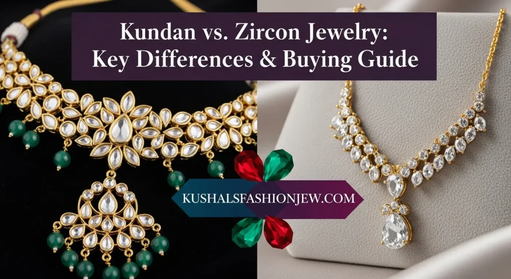 Kundan vs. Zircon Jewelry: Key Differences & Buying Guide