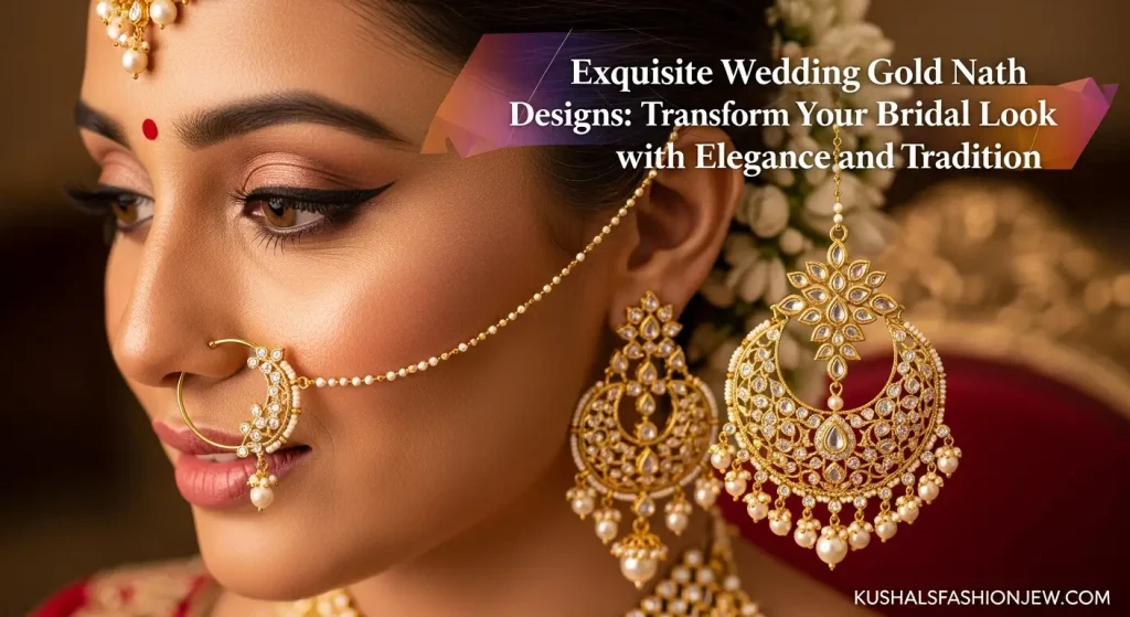 Exquisite Wedding Gold Nath Designs: Transform Your Bridal Look with Elegance and Tradition