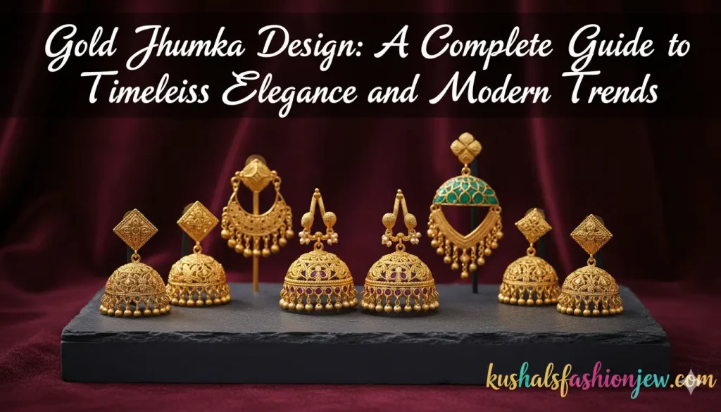 Gold Jhumka Design