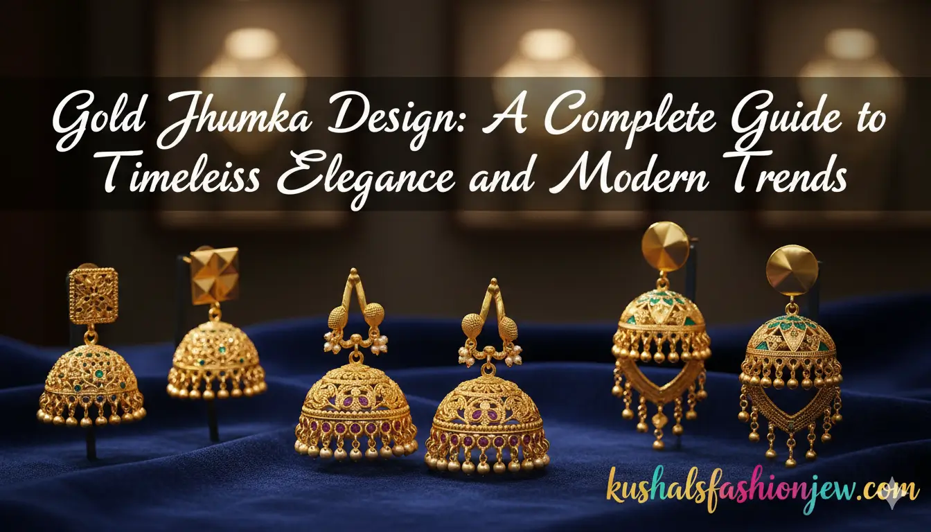 Gold Jhumka Design