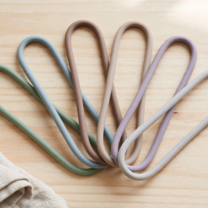 Illustrative styling image of silicone rings
