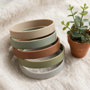 Illustrative styling image of stackable bands